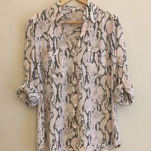 Express Portofino Shirt with convertible sleeves